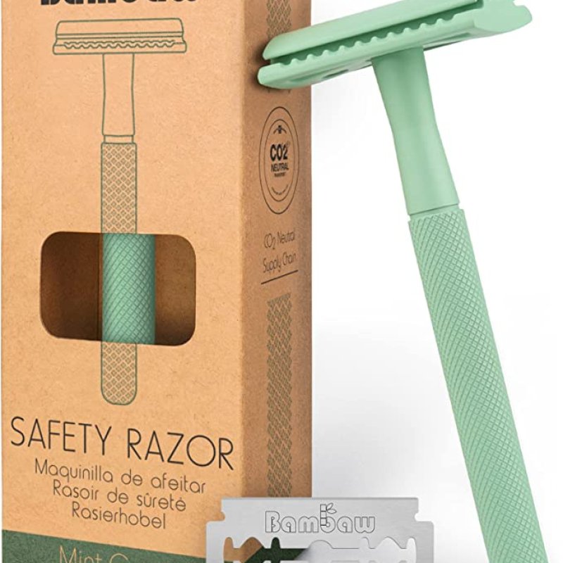 Milieuvriendelijk scheerapparaat - Eco friendly razor - Metalen scheerapparaat, plasticvrij,