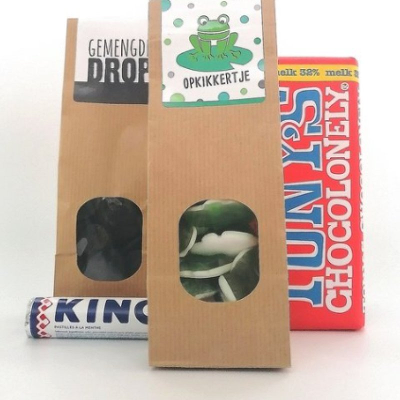 Snoepkikkers - Tony Chocolonely -Gemengde drop - King pepermunt