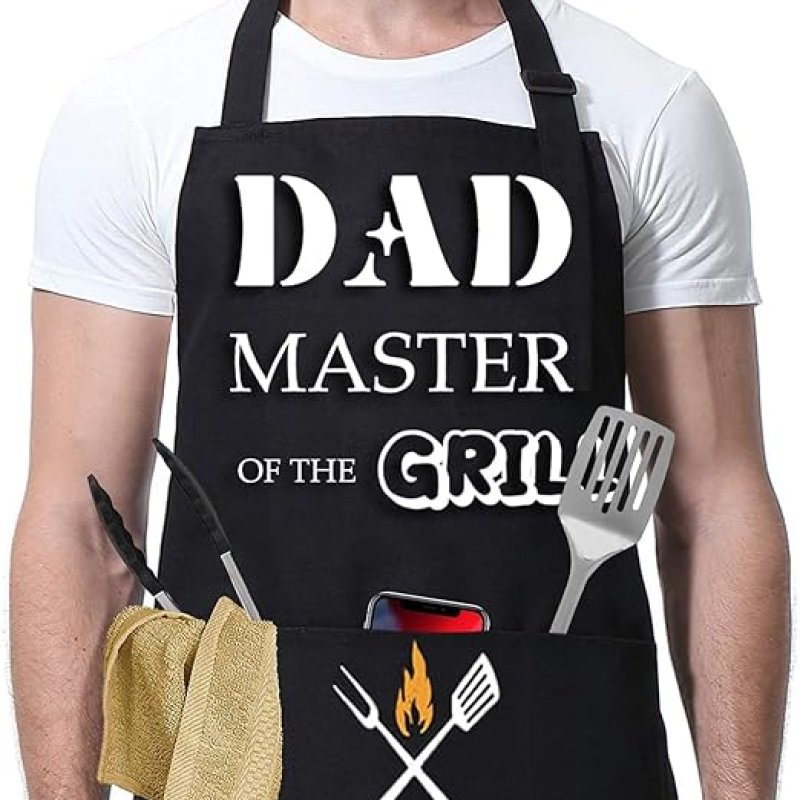 Keukenschort Dad master of the grill