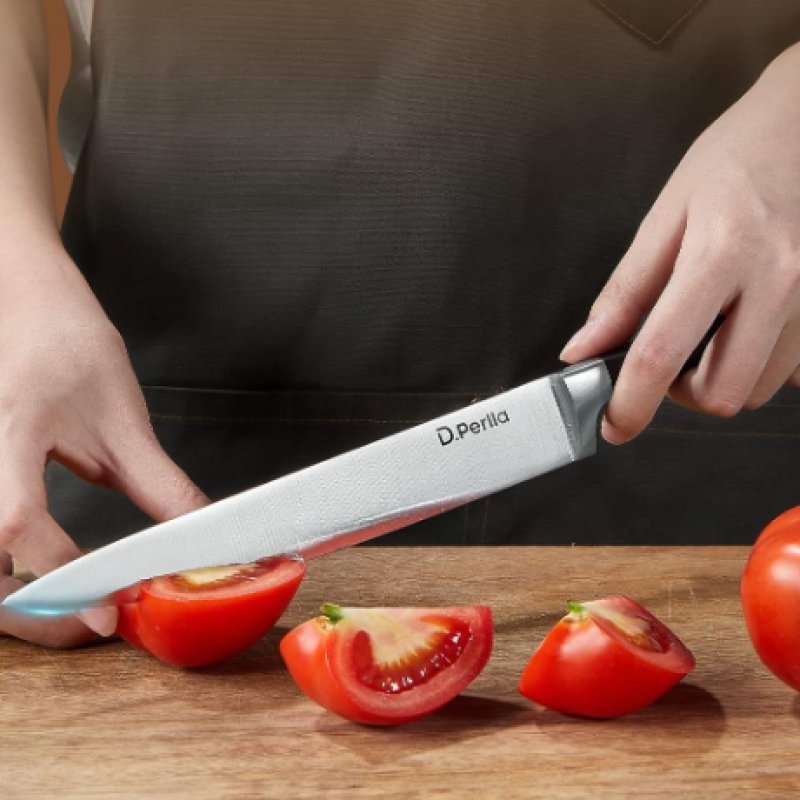 D.Perlla 6-delige messenset met messenblok