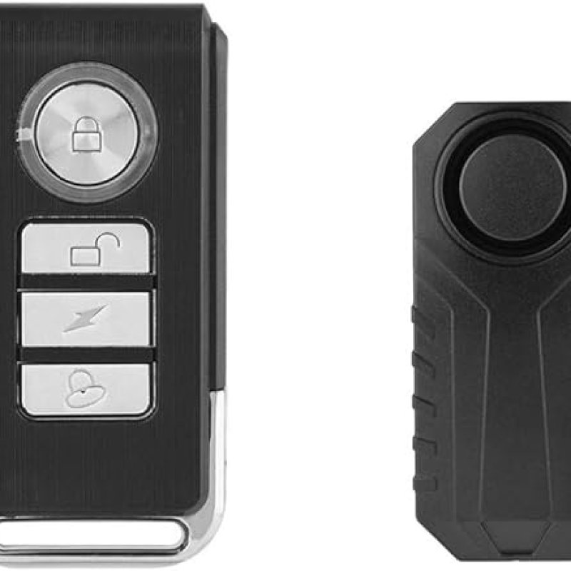 Fietsalarmslot, draadloos, anti-diefstal, afstandsbediening, alarmsysteem, alarm, fiets-alarm, veiligheidsslot, motorfiets, voertuig, alarminstallatie, sirene