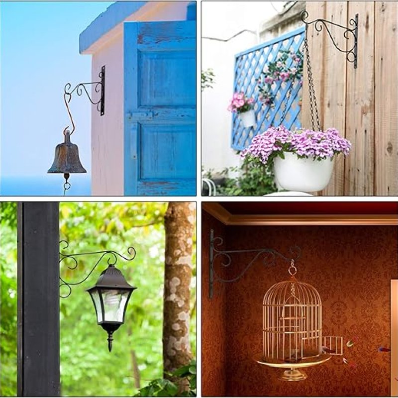 Jubaopen 4 pack hangende mandhaken